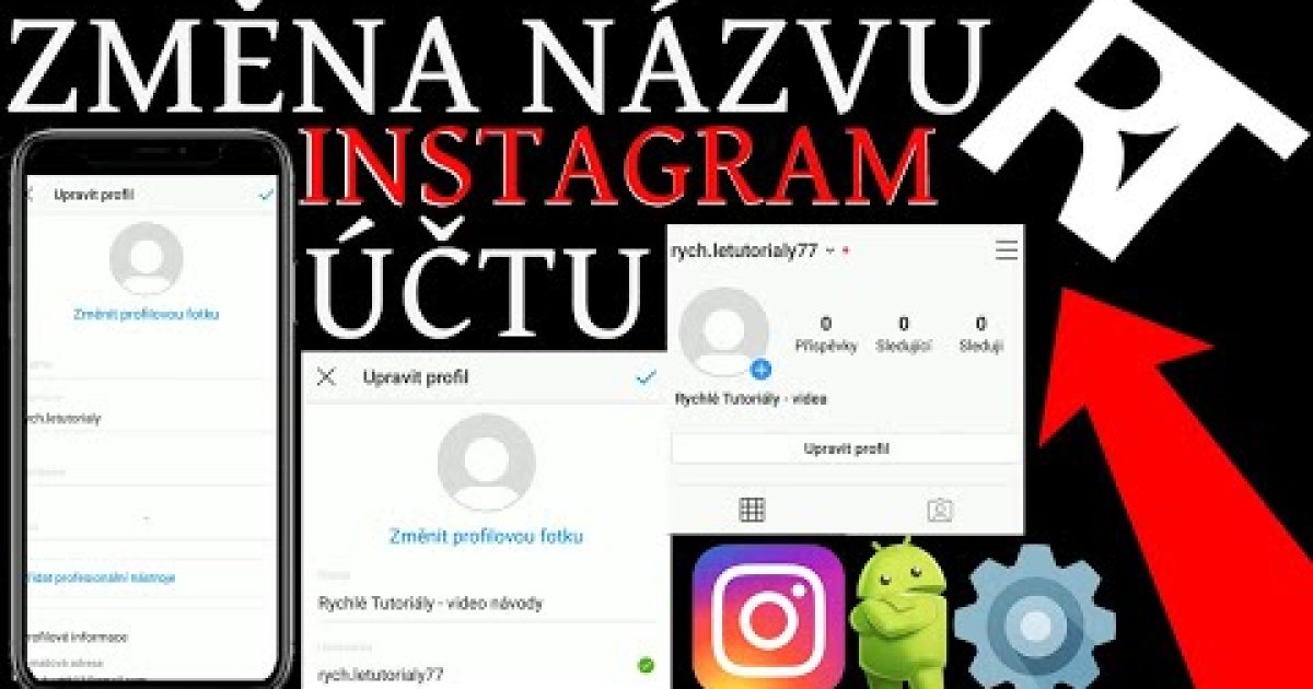 Jak změnit jméno na instagramu