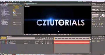 CZTUTORIÁL – After Effects 137 – Jednoduché trailer texty
