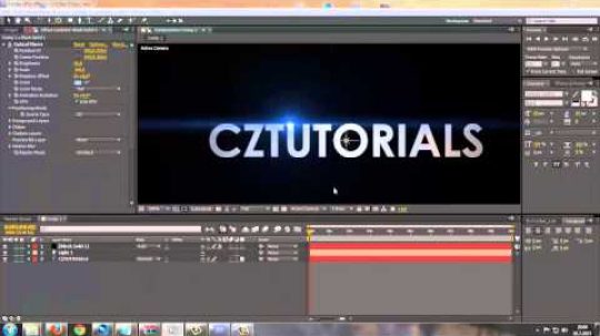 CZTUTORIÁL – After Effects 137 – Jednoduché trailer texty