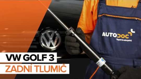 Jak vyměnit zadní tlumič na VW GOLF 3 NÁVOD | AUTODOC