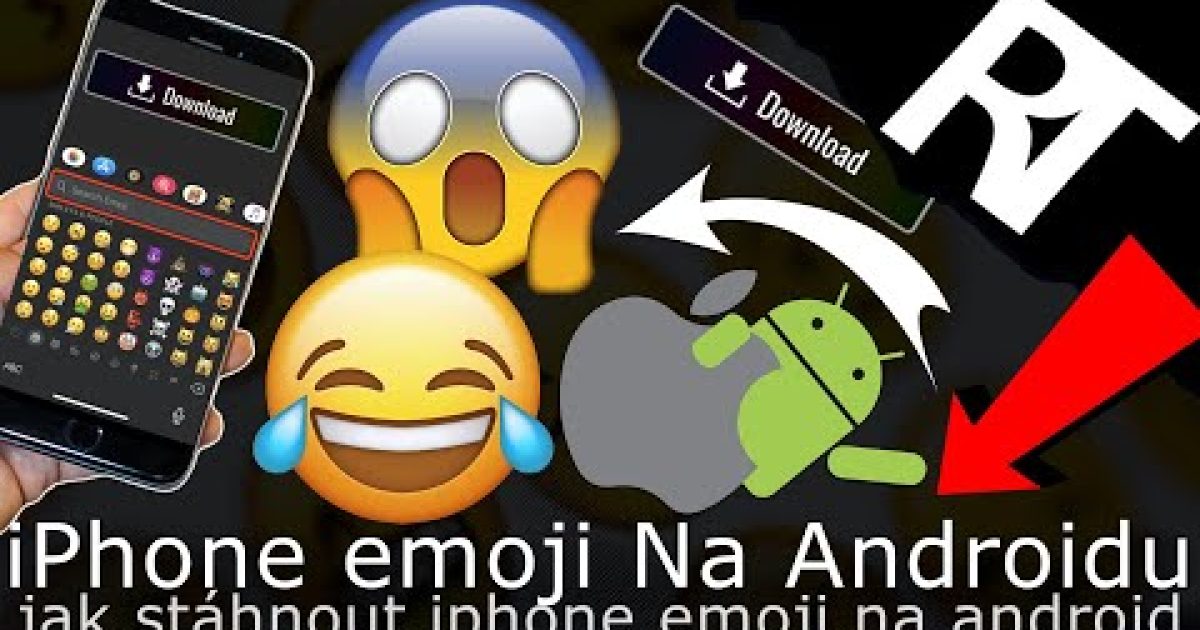 Jak stáhnout iOS emoji na Android | Jak mít iPhone , Apple emoji na Androidu! #short