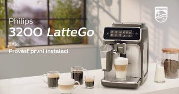 Philips 3200 LatteGo: Jak provést první instalaci