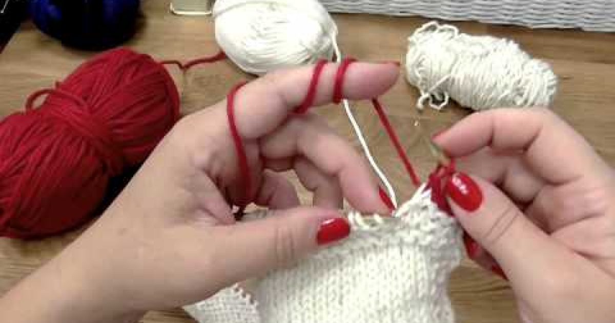 Škola pletení – uzavření ok, Knitting school – Bind-of