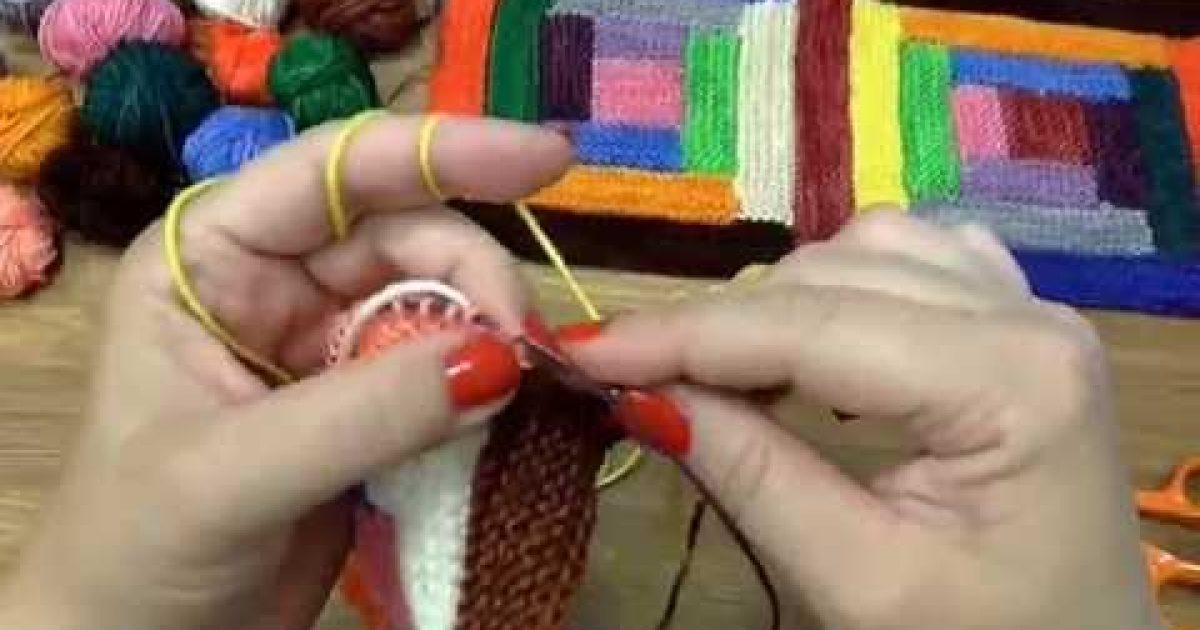 Pletený patchwork – deka, 3. díl, Knitting patchwork blanket
