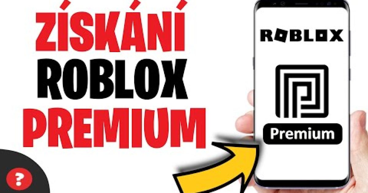 Jak ZISKÁT ROBLOX PREMIUM v ROBLOXU | Návod | Roblox / Mobil