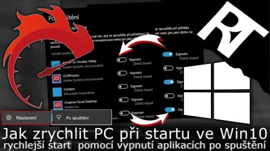 Jak zrychlit PC při startu – rychlejší start počítače – Windows10 – (tutoriál)
