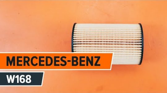 Jak vyměnit motorový olej a olejový filtr na MERCEDES-BENZ A W168 [Návod]
