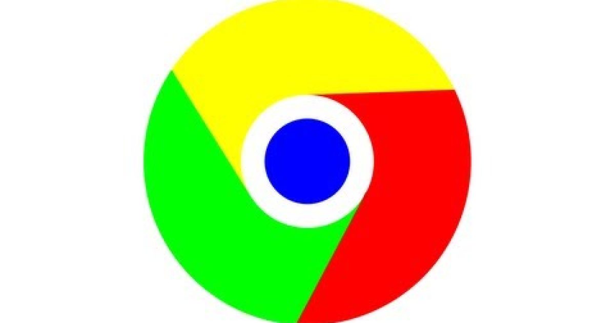 Logo Google Chrome in Corel Draw