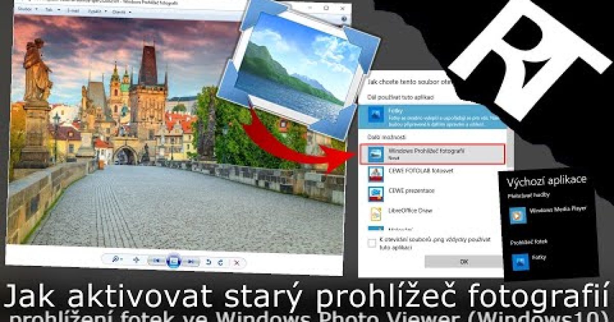Jak ve Windows 10 aktivovat starý PROHLÍŽEČ FOTOGRAFIÍ ( windows prohlížeč fotografií ) – Tutoriál