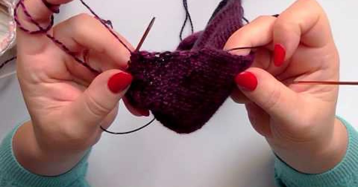 Pletení ponožek pro lidi s nízkým nártem 2. díl, Škola #pletení #Katrincola