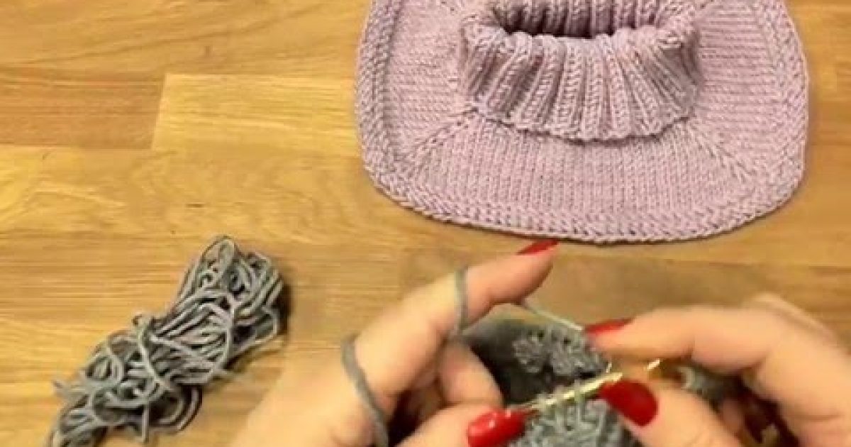 Pletení nákrčníku, roláku 2. díl, Knitting collar tutorial