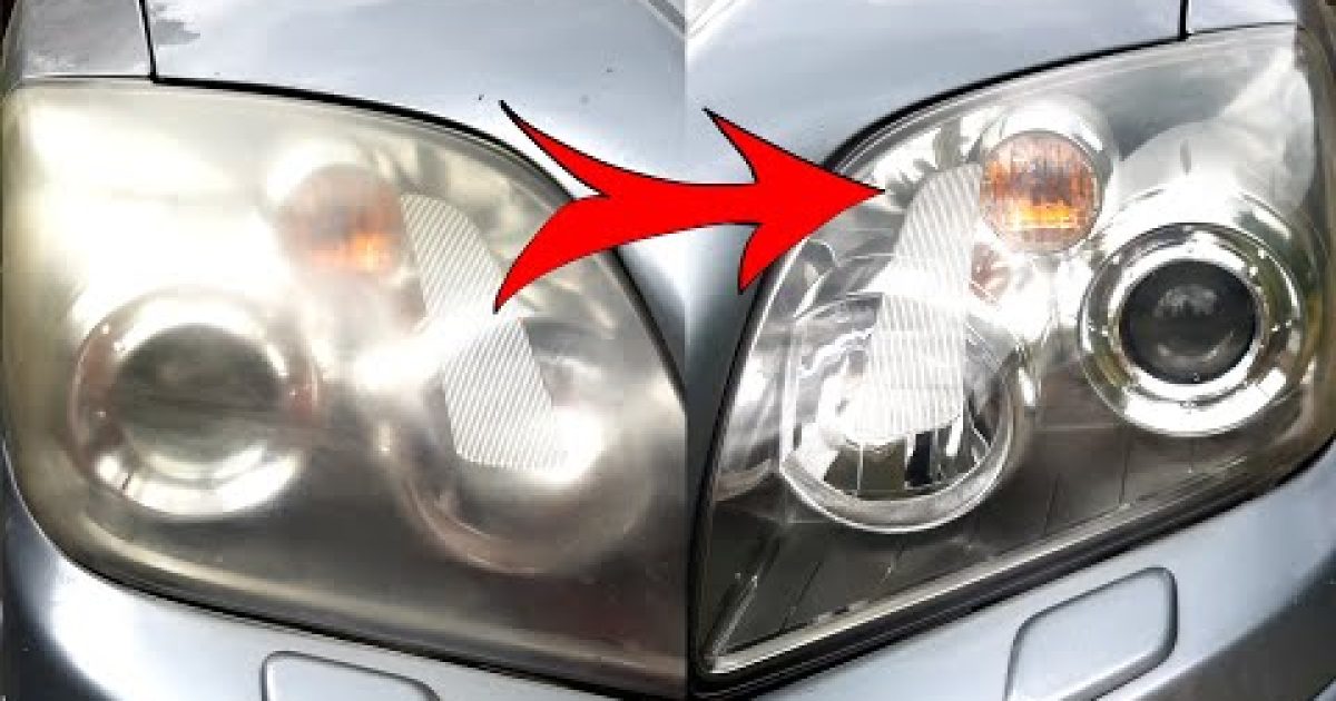 Jak Vyčistit Světla u Auta | “Trvalá” Renovace Světlometů?