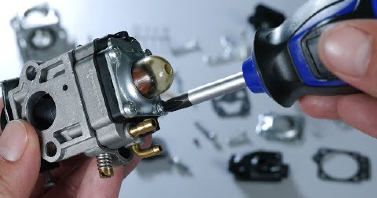 Seřízení a vyčištění karburátoru do motorové kosy