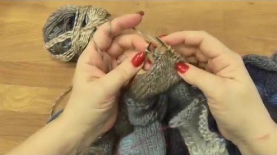 Škola pletení, Entrelac – vychytávka, Knitting Entrelac