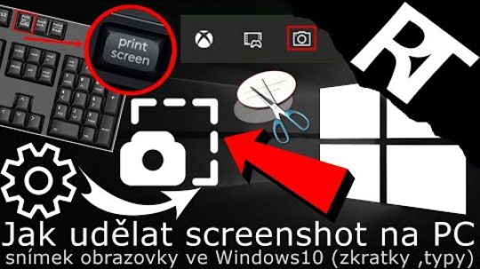 Jak udělat screenshot na PC – (zkratky ,typy)  Jak udělat snímek obrazovky ve Windows10