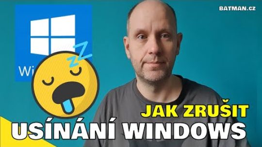 Windows 10 – zrušit usínání, vypínání