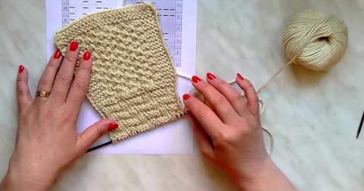 Škola pletení Katrincola – jednoduchý vzorek na šálu