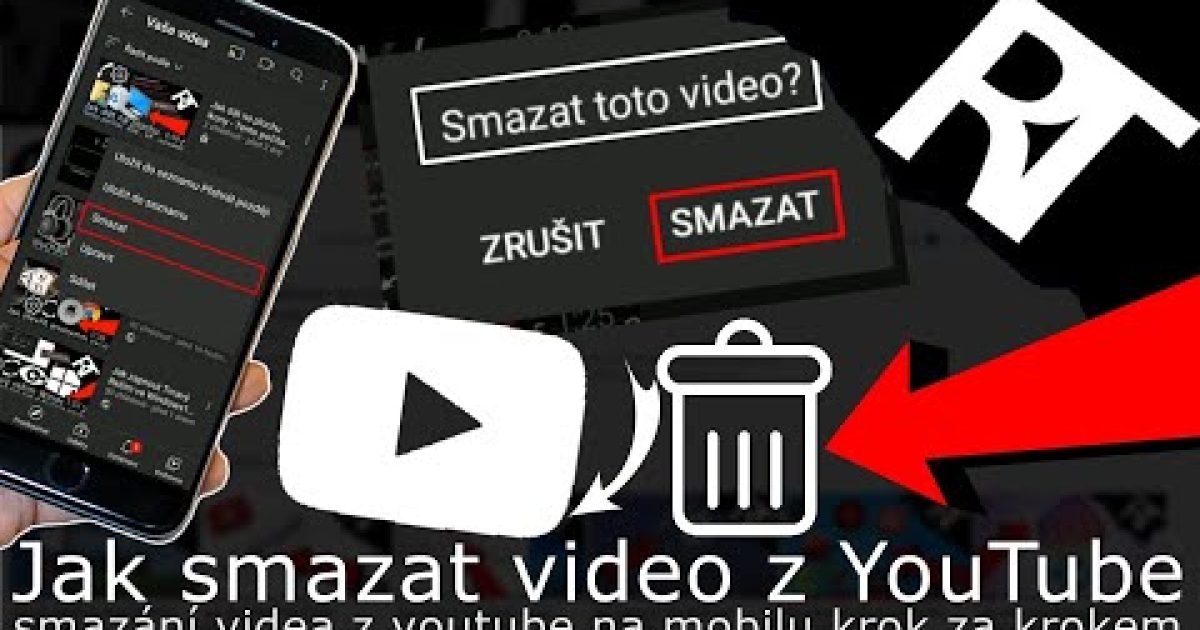 Jak vymazat/smazat  video z YouTube kanálu – na mobilu (2020)