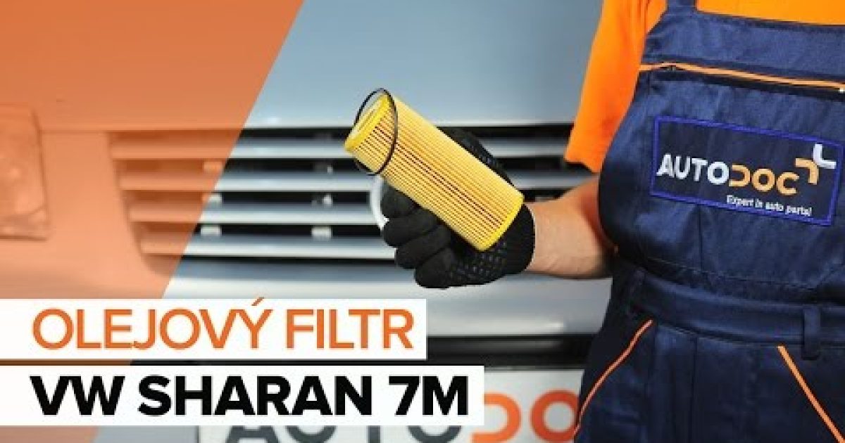 Jak vyměnit motorový olej a olejový filtr na VW SHARAN 7M [NÁVOD]