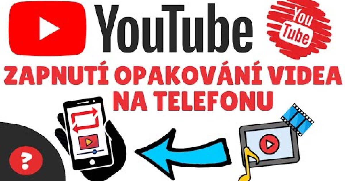 Jak ZAPNOUT OPAKOVÁNÍ VIDEA na YOUTUBE v TELEFONU | Návod | YouTube / MOBIL