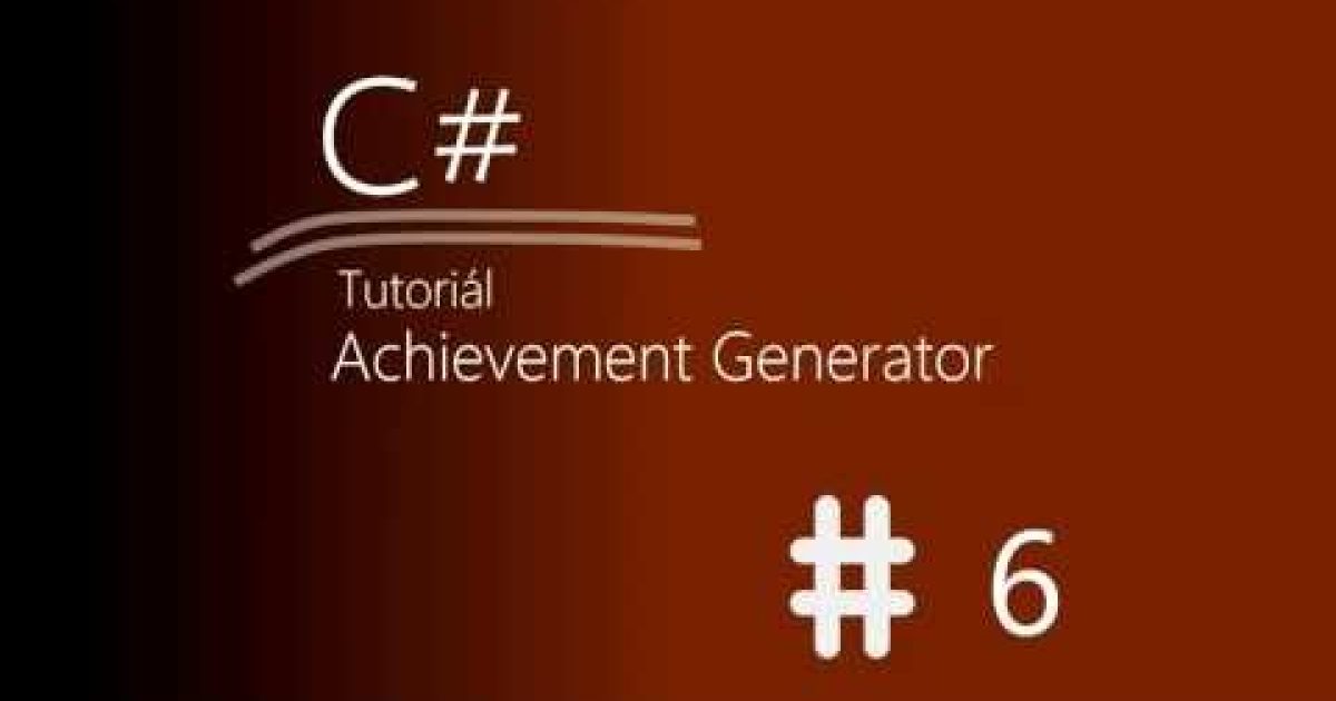 C# Tutorial – generátor Minecraft Achievementů – ep. 6: Třída Achievement.cs