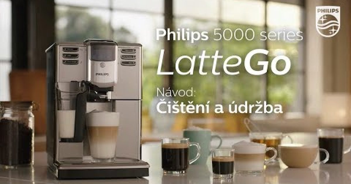Jak čistit espresovač Philips Series 5000 LatteGo