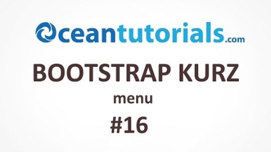 Bootstrap kurz – #16 menu