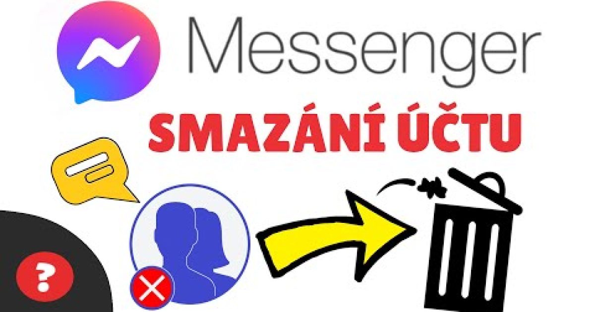 Jak SMAZAT ÚČET na MESEENGER | Návod | Telefon / Messenger