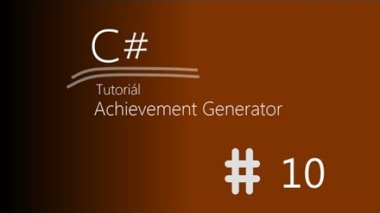 C# Tutorial – generátor Minecraft Achievementů – ep. 10 – GUI part. 4