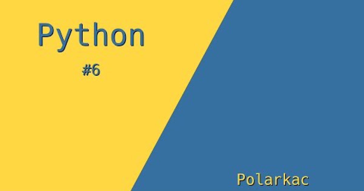 Python 3 – Výrazy a matematické operátory #6