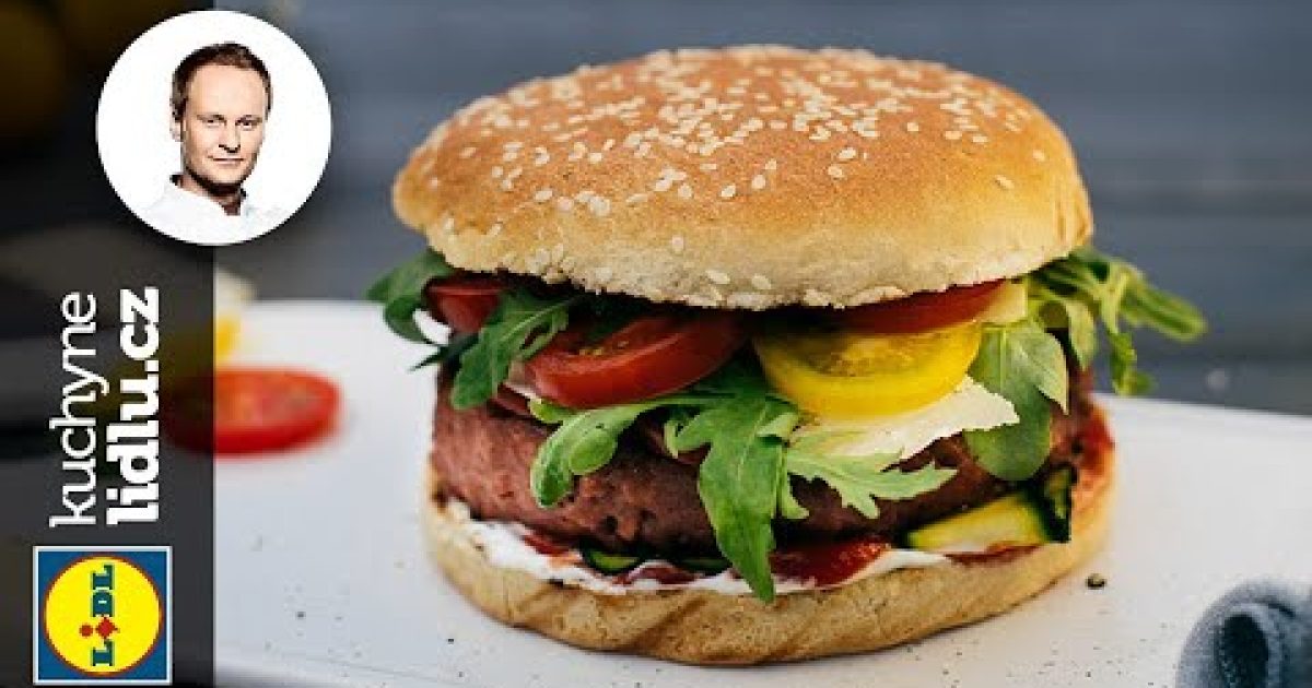 Vegetariánský hamburger – Marcel Ihnačák – RECEPTY KUCHYNĚ LIDLU