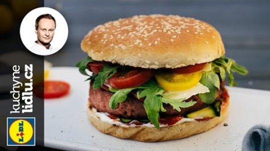 Vegetariánský hamburger – Marcel Ihnačák – RECEPTY KUCHYNĚ LIDLU