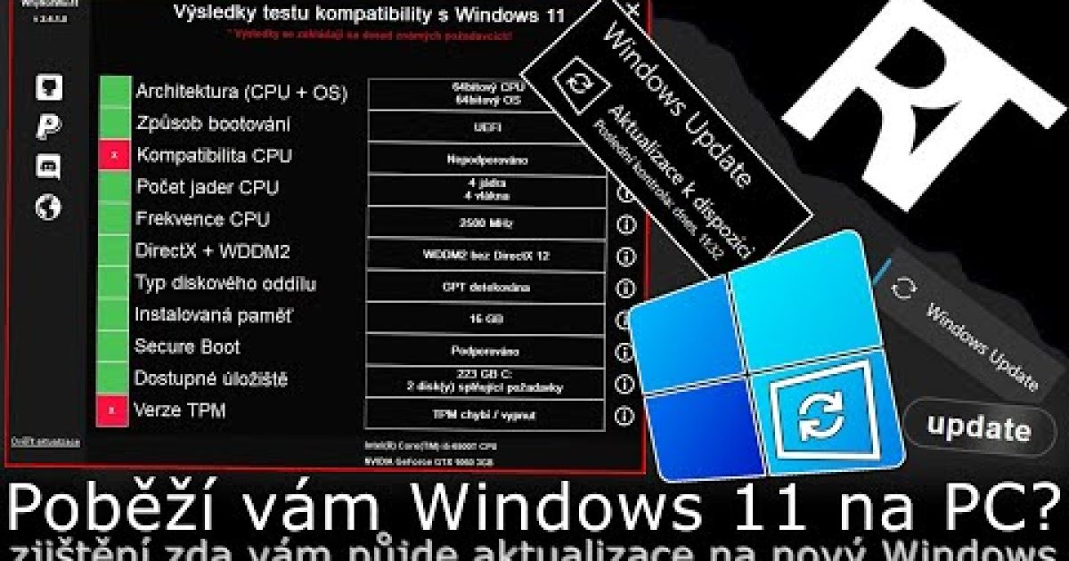 Poběží vám Windows 11 na PC? (WhyNotWin11) Jak stáhnout Windows 11 (tutoriál)