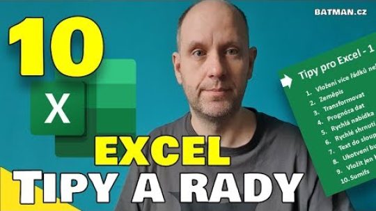 10x Tipy, triky a rady pro Excel!