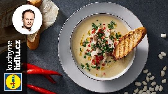 Králičí polévka s bílými fazolemi – Marcel Ihnačák – RECEPTY KUCHYNE LIDLU