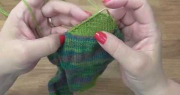 Kurz pletení ponožek -patový váček (6. díl) Knitting socks