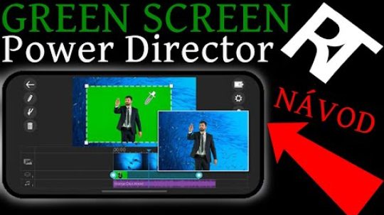 Green screen efekt na mobilu – Power Director