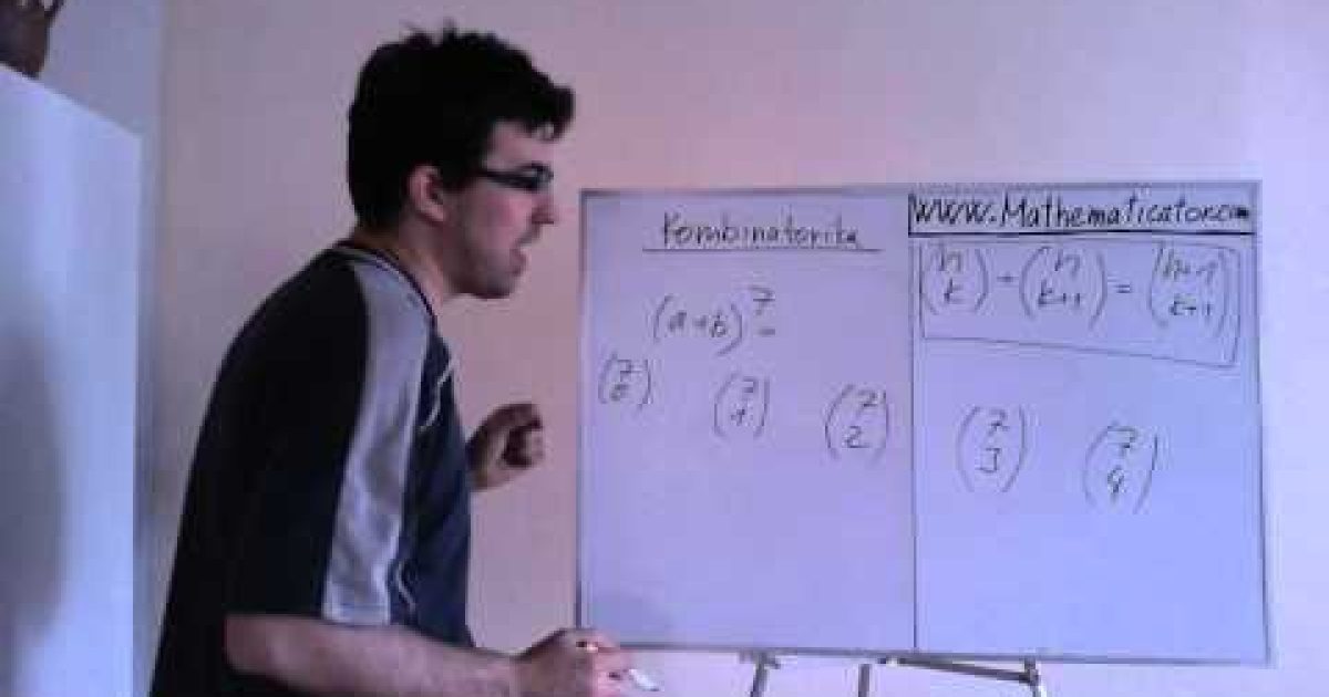 Kombinatorika – Pascalův trojúhelník – Binomická věta – Kombinační čísla