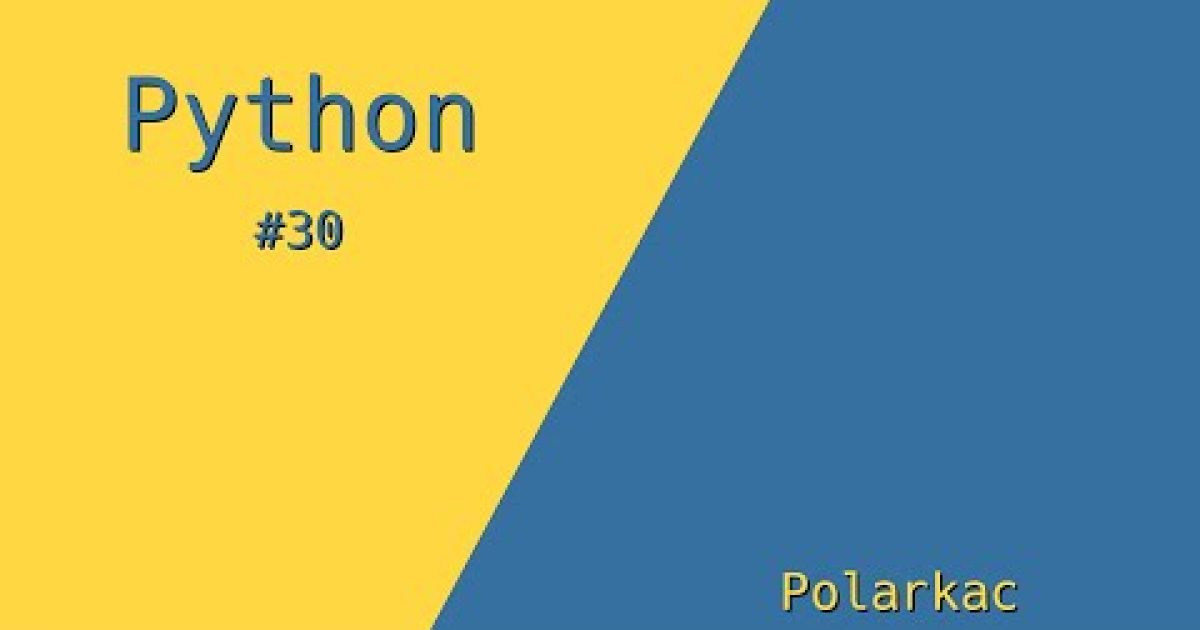 Python 3 – Konstruktor #30