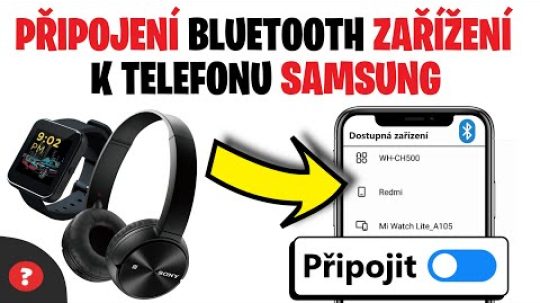 Jak připojit BLUETOOTH SLUCHÁTKA do TELEFONU | Návod | Telefon / Připojení bluetooth zařízení.