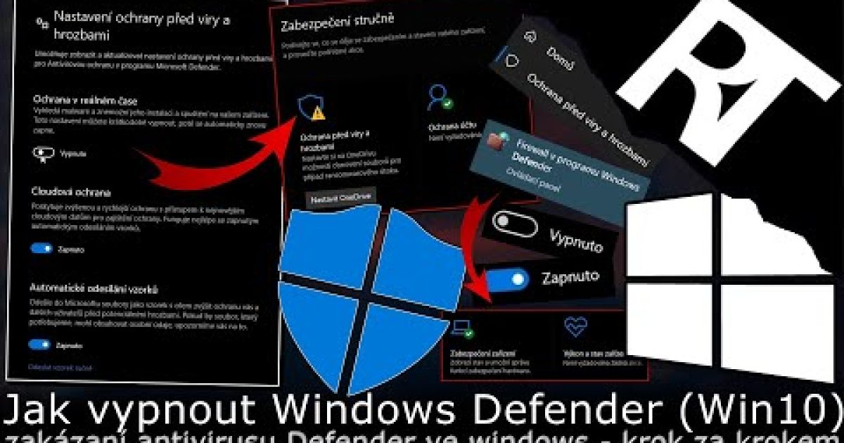 Jak vypnout Windows Defender ve Windows 10 – vypnutí antiviru  Windows Defender (tutoriál)