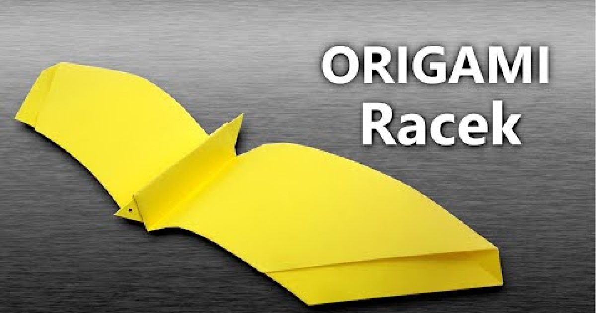 Origami Racek – jak vyrobit racka z papíru