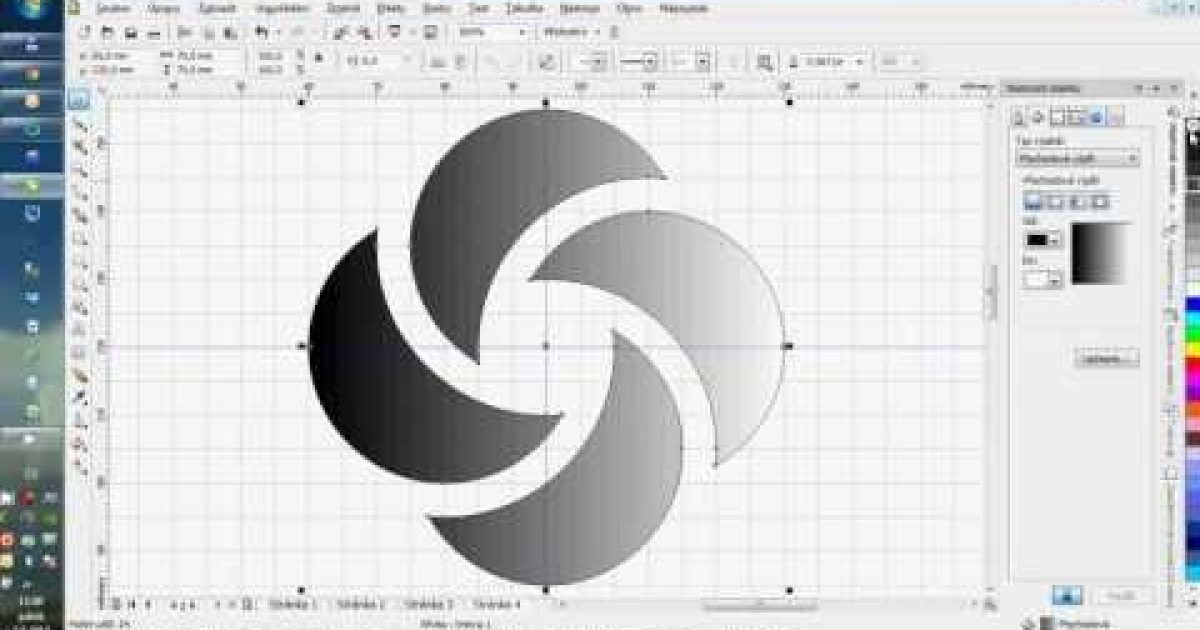 How to draw Logo Samsonite with Corel Draw X4