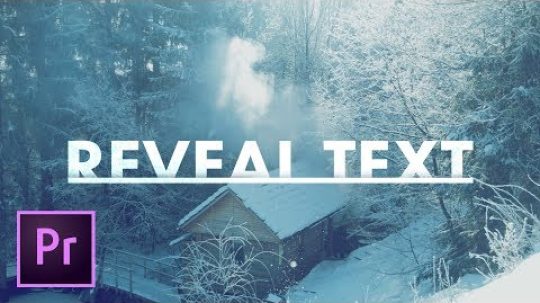 Text Reveal Effect TITLE in Premiere Pro Tutorial