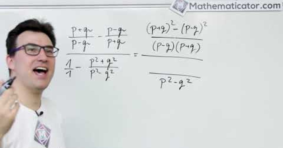 Úprava algebraických výrazů – příklad 4