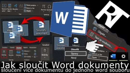 Jak spojit více Word dokumentů do jednoho – Sloučení dokumentů ve Wordu (tutoriál)
