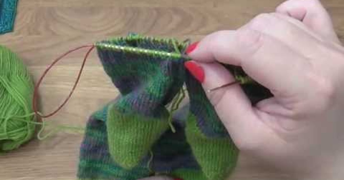 Kurz pletení ponožek – pružný patent (9. díl) Knitting socks
