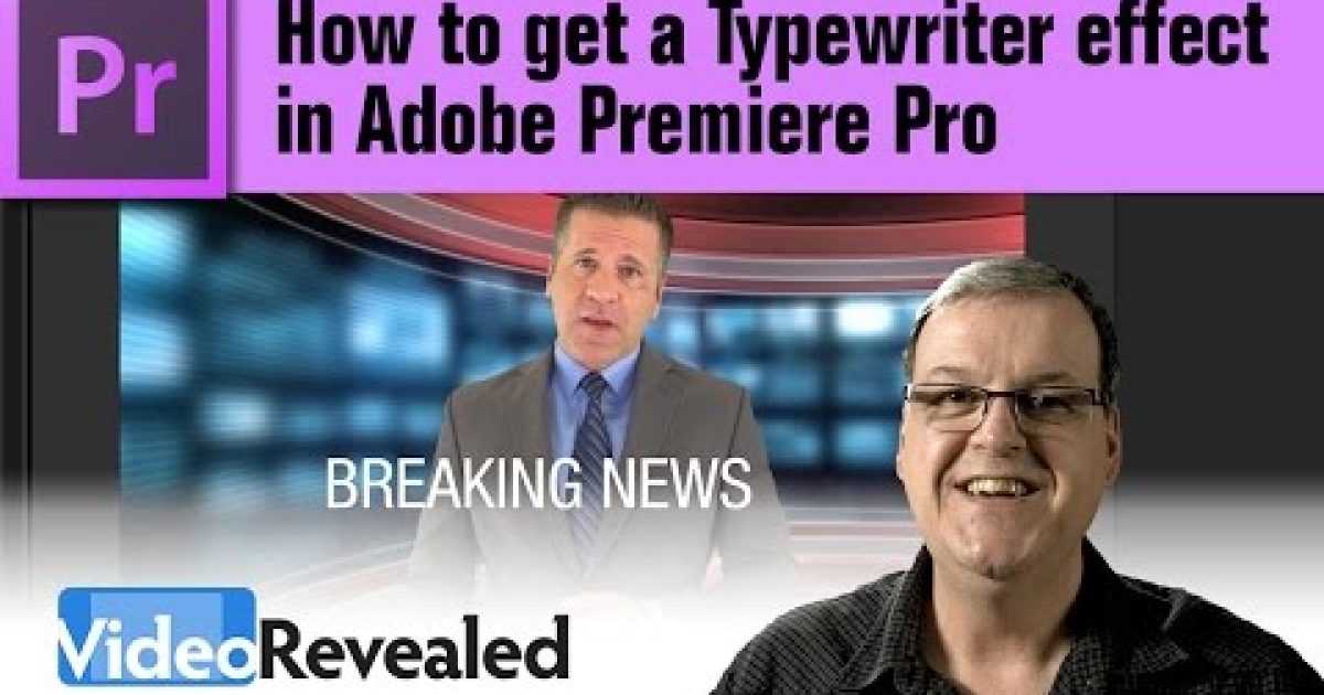 How to get a Typewriter Effect Premiere Pro