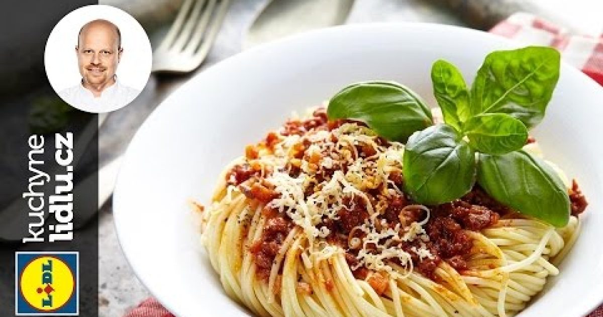 Špagety s omáčkou Bolognese – Roman Paulus – RECEPTY KUCHYNE LIDLU
