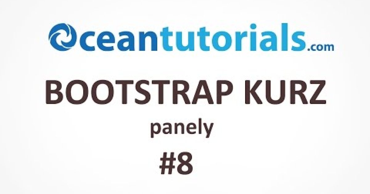 Bootstrap kurz – #08 panely